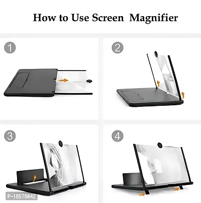 Screen Expanders  Screen Magnifier Amplifier,3D HD New Phone Holder for Smartphones-thumb2