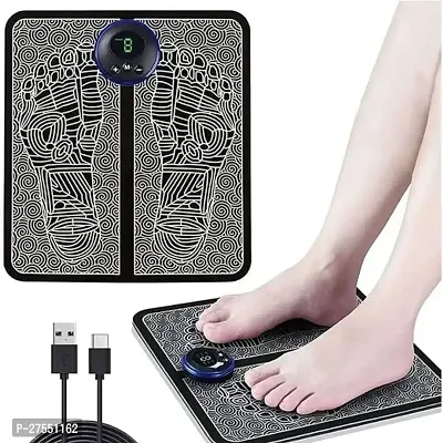 EMS Massage Mat Machine , Rechargeable Portable Folding Body Massager with 8 Mode/19 Levels-thumb0