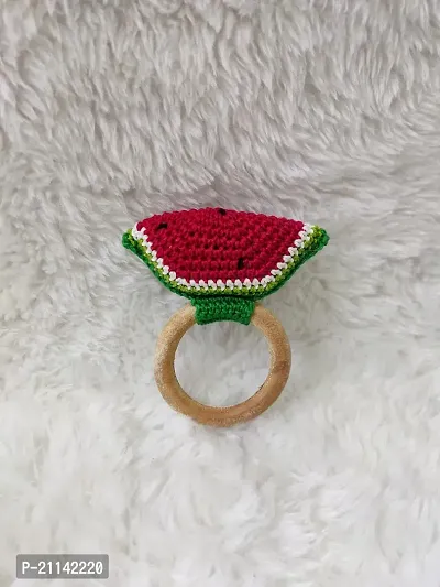 Love Crochet Art Crochet Shaker Fruit Rattle Toy-thumb0