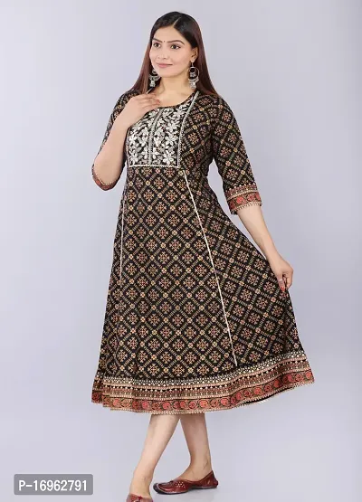 Stylish Rayon Stitched Kurta For Women-thumb0