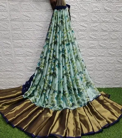 Elegant Chiffon Saree with Blouse piece 