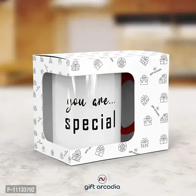 Gift Arcadia Ceramic You are Special Coffee Mug - 1 Piece, Red, 330ml (A314)-thumb5