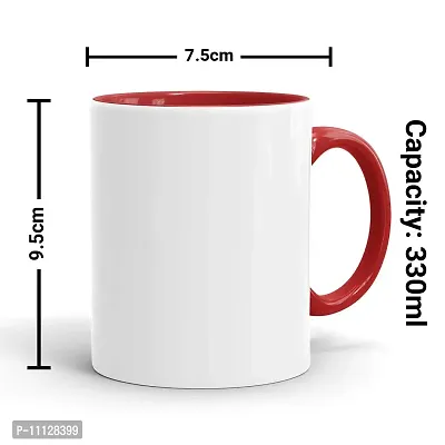 Gift Arcadia Ceramic Unicorn Coffee Mug - 1 Piece, Red, 330ml (A247)-thumb4