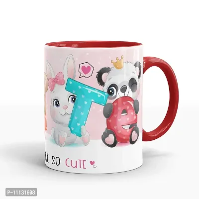 Gift Arcadia Ceramic You are So Cute Coffee Mug - 1 Piece, Red, 330ml (A003)