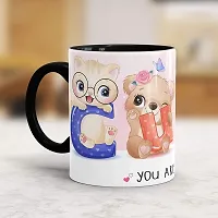 Gift Arcadia Ceramic You are So Cute Coffee Mug - 1 Piece, Black, 330ml (A003)-thumb1