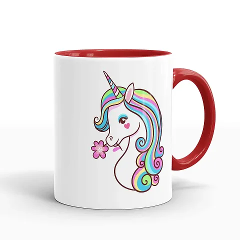 Gift Arcadia Ceramic Unicorn Coffee Mug - 1 Piece, 330ml