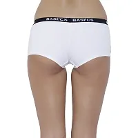 BASIICS by La Intimo Women's Cottonspandex Alegria Joy Boyshort Panty-thumb2