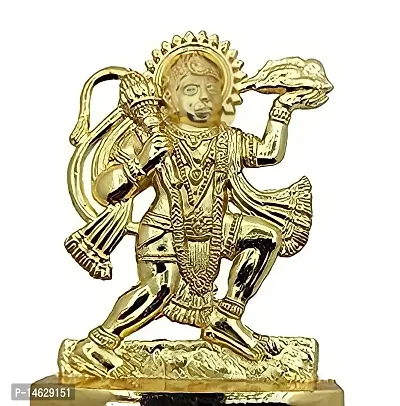 FLAIMYST? Brass Hanuman Murti, Hanuman murti Brass, Hanuman Idol for Home, Hanuman murti pital, Hanuman murti Small, Lord Hanuman Ji Murti, Small Size 3-4 inch-thumb0