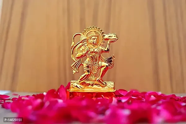 FLAIMYST? Brass Hanuman Murti, Hanuman murti Brass, Hanuman Idol for Home, Hanuman murti pital, Hanuman murti Small, Lord Hanuman Ji Murti, Small Size 3-4 inch-thumb3