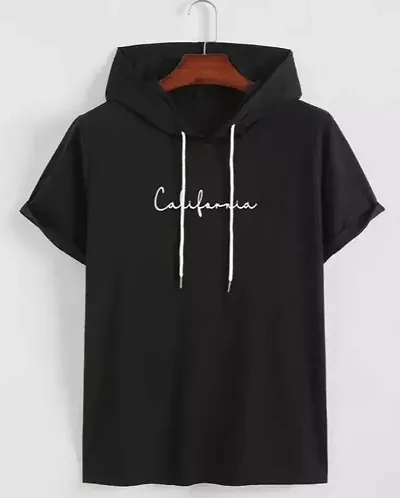 Trendy Hooded Tees For Men