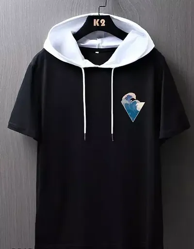 Trendy Hooded Tees For Men