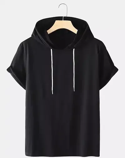 Trendy Hooded Tees For Men