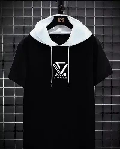 Trendy Hooded Tees For Men