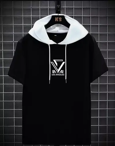 Trendy Hooded Tees For Men