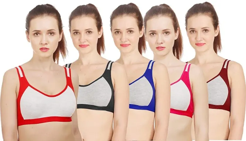 Women And Girls Sports Bra Pack Of