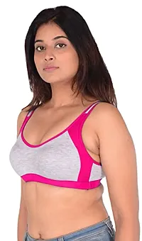 Women And Girls Sports Bra Pack Of 6 Multicolour-thumb1