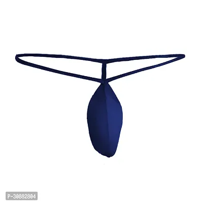 Comfortable Navy Blue Microfiber Briefs For Men-thumb2