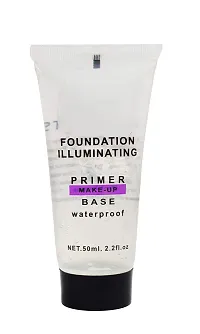 MISS DOLL ILLUMINATING WATERPROOF PRIMER WITH MATTE MAKEUP FIXER FOR LONG LASTING MAKEUP Primer - 150 ml (Transperent)-thumb1