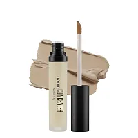 MISS DOLL Liquid Light weight Concealer with Full Coverage |Easily Blendable Concealer for face makeup with RED Liquid Matte Minis Lipstick Red-thumb1