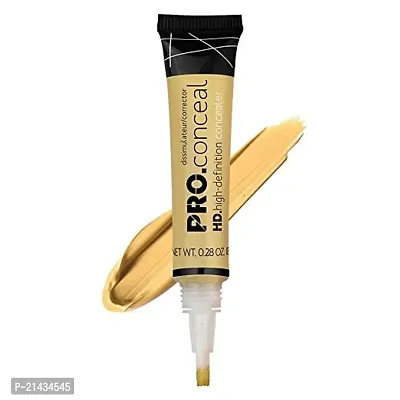 MISS DOLL Pro HD Waterproof Natural Finish, Full Coverage Natural Finish Corrector Beauty Yellow Concealer Cream-thumb0