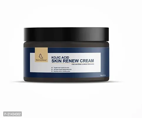 Blooming Beauty Kojic Acid Skin Renew Cream For Whitens  Brightens Non-Sticky Cream Enriched with 2% Kojic Acid Glutathione Niacinamide Stearic Acid 50g (Pack of 2)-thumb3