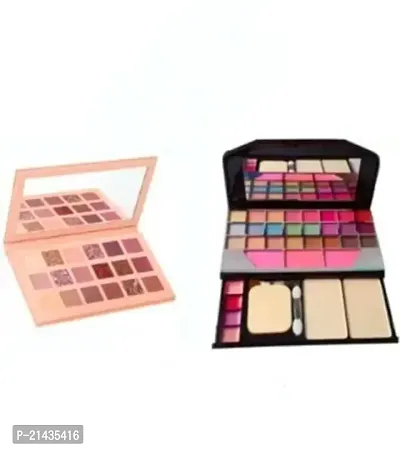 MISSDOLL TYA Fashion 6155 Multicolour Makeup Kit with Nude Eyeshadow Palatte - (Pack of 2)