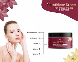 BLOOMING BEAUTY Day Night Daily use Glutathione Face Cream For Skin Whitening  Glowing Dark Spots And Anti Ageing with Vitamin A, C  E And Kojic Acid Skin care Cream 50g- (Pack of 2)-thumb4