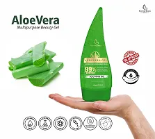 Blooming beauty Natural Aloe Vera Gel for Face Skin Body Hair Multipurpose Moisturizer for Acne, Scars, Aleovera Gel for Pimples Wrinkles Acne Patches Dark Circles (120ml Pack of 1)-thumb2