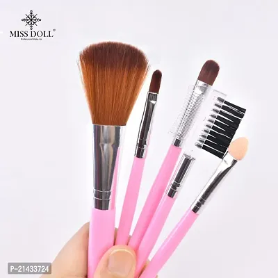 MISS DOLL Eyeshadow With Brush Set Combo of 18 Shades Color Board Eyeshadow Palette with Makeup Brush (Makeup Kit + Brush Set)-thumb3