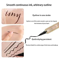 MISSDOLL colors Liquid Eyeliner Pen Waterproof 0.8g, Magic Self-adhesive Long-Lasting Eyelash Glue Pen, Non Magnetic, Quick Drying Magnetic Eye Liner-thumb1