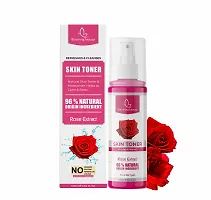 Blooming Beauty Refreshes  Cleanses Rose Extract Skin Toner,Premium Gulab Jal For Face Toner, Skin Toner, Makeup Remover for Men  Women (Rose Toner+ Vitamin c-100+30-130ml)-thumb3