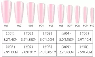 MISSDOLL Best Quality Artificial White Nails Set With Glue Reusable Fake Nails Set False Nails - 100 Pcs (Combo Set 4)-thumb4