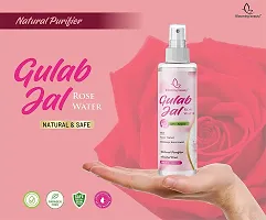 Blooming beauty Rose Petals Pure  Natural Rose Water | Gulab Jal ? Spray Rose Water For Face | Rose Water for women ; Alcohol  chemical Free (Paraben  Sulfate Free) -120ml Pack Of 2-thumb2