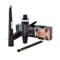 MISSDOLL combo waterproof eyeliner,mascara,eyebrow pencil with kajal and crazy lip balm pair of 2 (set of 6)-thumb1