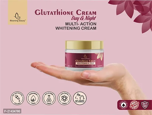 Blooming Beauty Skin Glowing Cream Enriched with 1% Kojic Acid, 2% Glutathione,1% Vitamin C, | Best for Melasma, Pigmentation, Acne Scar, Dark/Age Spots, Uneven Skin Shade - 50gm-thumb4