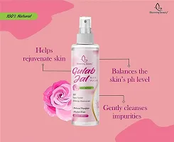 Blooming beauty Rose Petals Pure  Natural Rose Water | Gulab Jal ? Spray Rose Water For Face | Rose Water for women (120ml Pack of 2)-thumb1