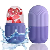 Ice Roller for Face Massager - Contour Cube Ice Face Roller - Face Ice Roller For Women ? Ice Cube Roller For Face ? Facial Ice Roller ? Microfiber Makeup Remover Pad ? Ice Massager For Face-thumb4