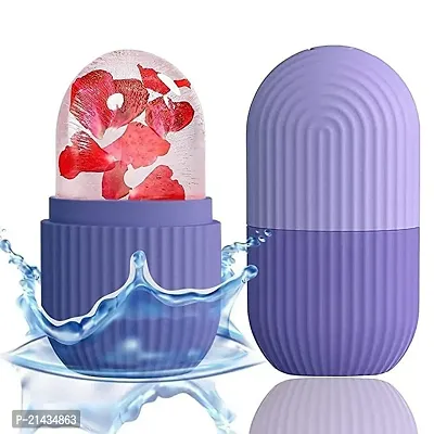 Ice Roller for Face Massager - Contour Cube Ice Face Roller - Face Ice Roller For Women ? Ice Cube Roller For Face ? Facial Ice Roller ? Microfiber Makeup Remover Pad ? Ice Massager For Face-thumb5