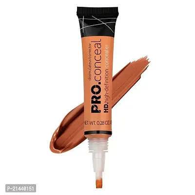 MISSDOLL Pro HD Waterproof Natural Finish, Full Coverage Natural Finish Corrector Beauty Orange Concealer Cream
