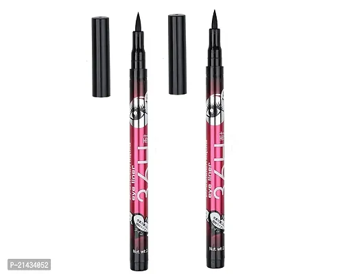 MISS DOLL Sketch Eyeliner 36H Hours Stay Waterproof  Long Lasting H Black Waterproof Liquid Eyeliner Make Up Beauty Comestics Long-lasting Eye Liner Pencil Makeup Tools for eyeshadow Pack of 6 (100% Black) .-thumb5