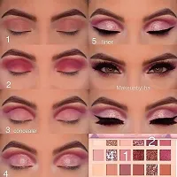 MISS DOLL BEAUTY Pro Nude Edition Eyeshadow 18 Color Palette, Shimmer and Matte Shades for Eye Makeup-thumb4