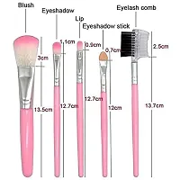 MISSDOLL Nude Eyeshadow Palette(18 Highly Pigmented Nude Shimmery Matte Colours) And 5pic Makeup Brushes Set With 2 Multicolour Beauty Blenders, Shimmery Finish-thumb1