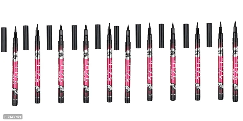 SIRF TUM 7 MAKEUP EYELINER Sketch Eyeliner 36H Hours Stay Waterproof  Long Lasting Pack of 11, Gram 2.5g (100% Black)-thumb0