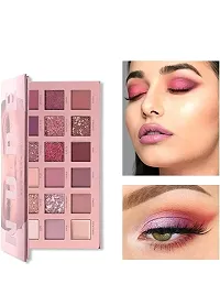 MISS DOLL BEAUTY 18 Color Eyeshadow Palette with Mirror Makeup set (Multi Item - 04)-thumb2