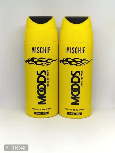 Crystal Dew: MOODS MISCHIF Pack Of 2 Deodorant Spray - For Men-thumb0