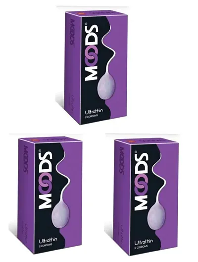 MOODS Ultra Thin Condoms Pack Of 3 Sheets-36