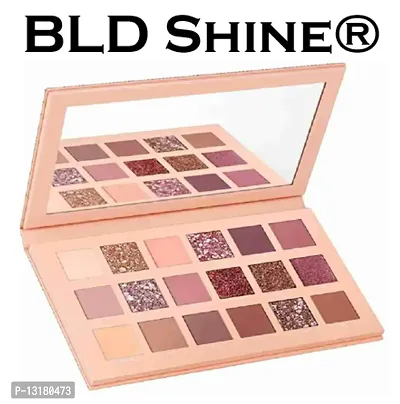 BLD Shine Nude Eyeshadow Plattes - 18 Shades Multicolor-thumb0