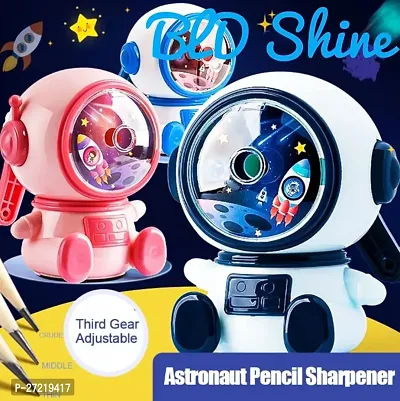 BLD Shine  Sharpner Space Theme Boys Girls Pencil Sharpener(Set of 1, Multicolor) ROTTER Sharpeners-thumb0