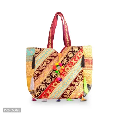 Elegant Synthetic Printed Handbags For Women-thumb0