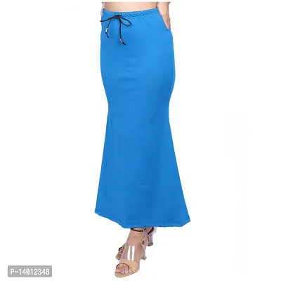 Trendmalls Blue Ice Lycra Spandex Saree Shapewear Petticoat for Women,Sari  Silhouette, Skirts for Women, Saree Shaper - Trendmalls - 4177197